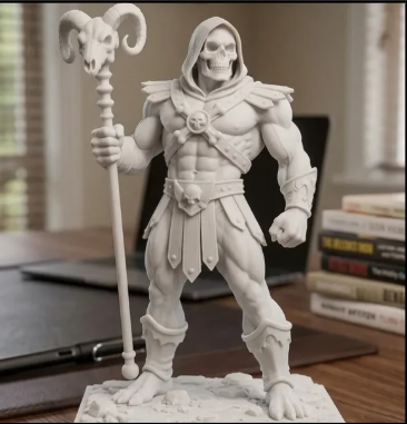 3D Printed Soulwarden made from Pure White PLA - Buy online in India