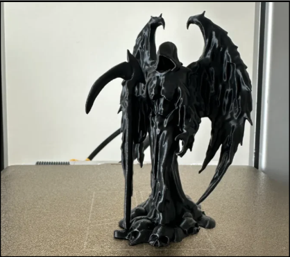 3D Printed Ravenspire made from Matte Black PLA - Buy online in India