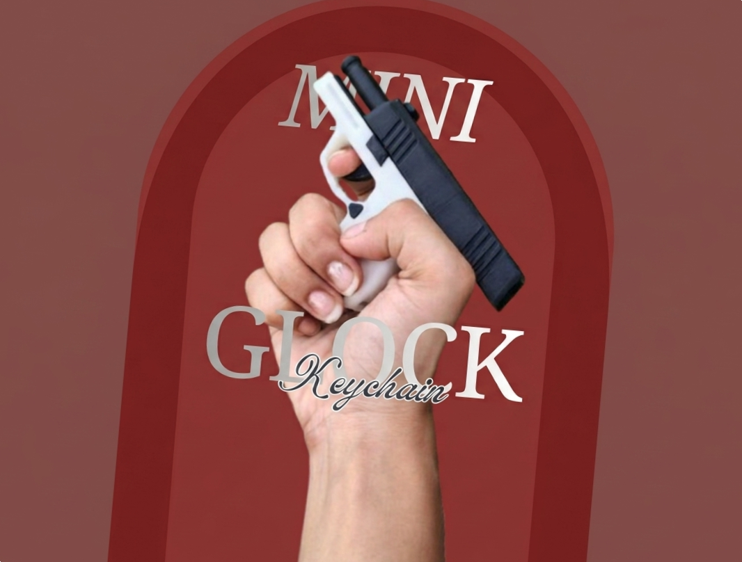 3D Printed Functional Mini Glock Gun made from  - Buy online in India
