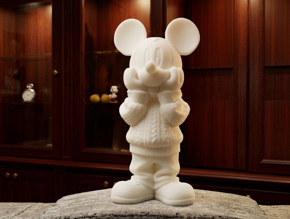 3D Printed Classic Cartoon Mouse Statue made from  - Buy online in India