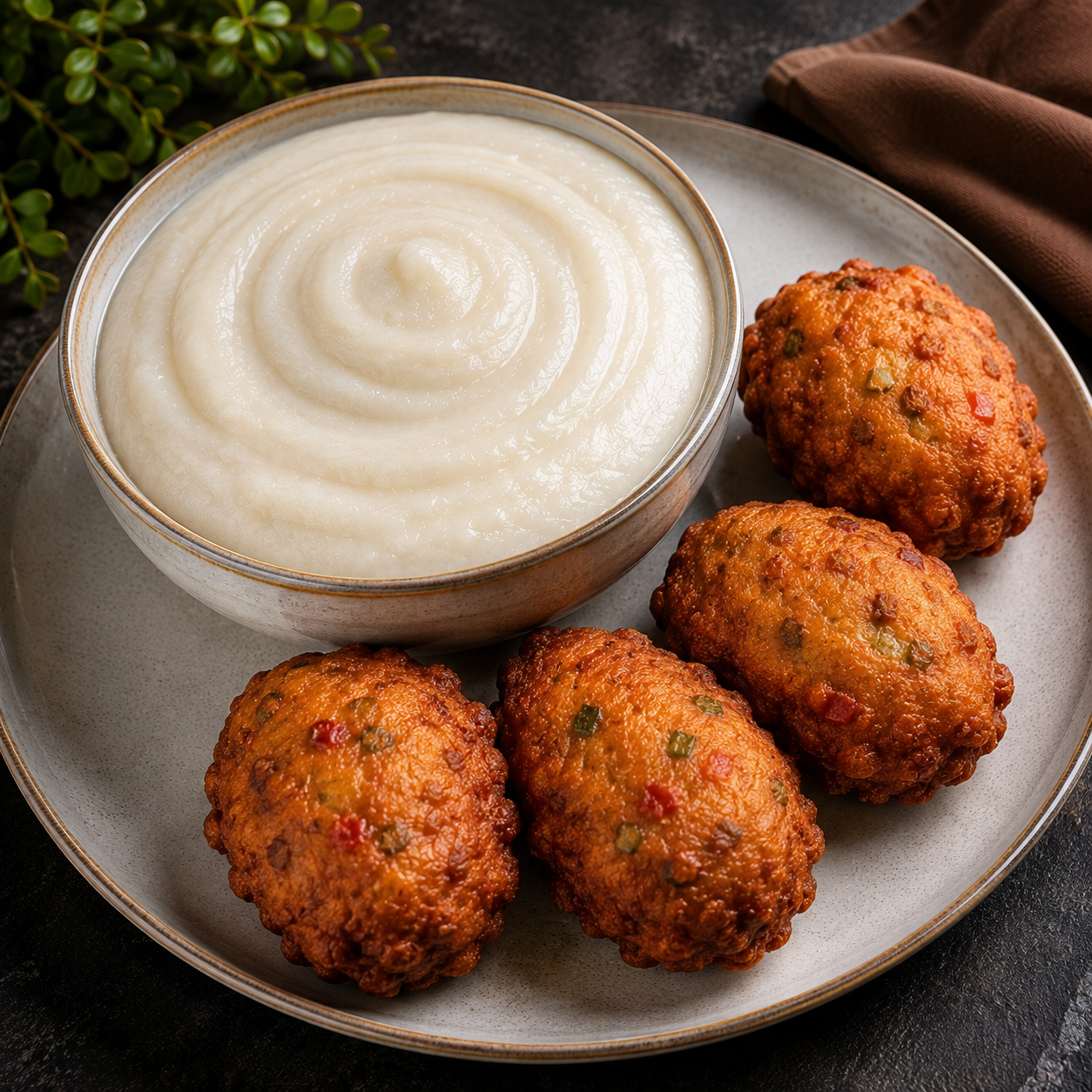 Akara and Pap meal image