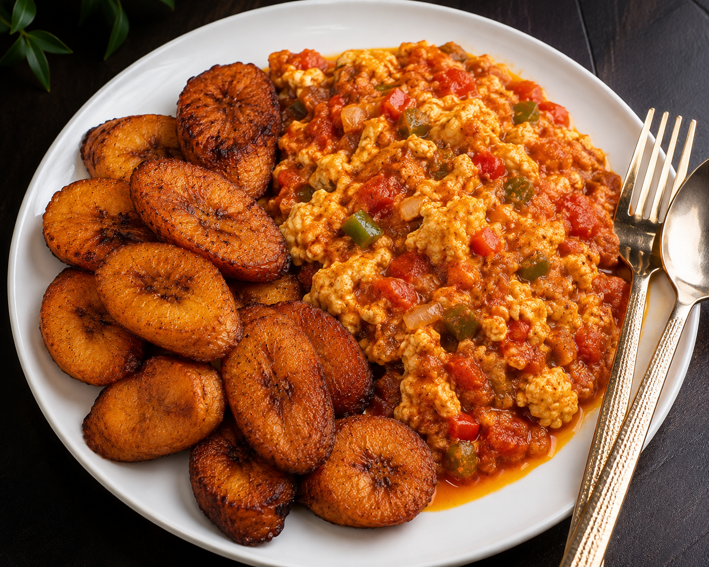 Plantain and Egg Sauce meal image
