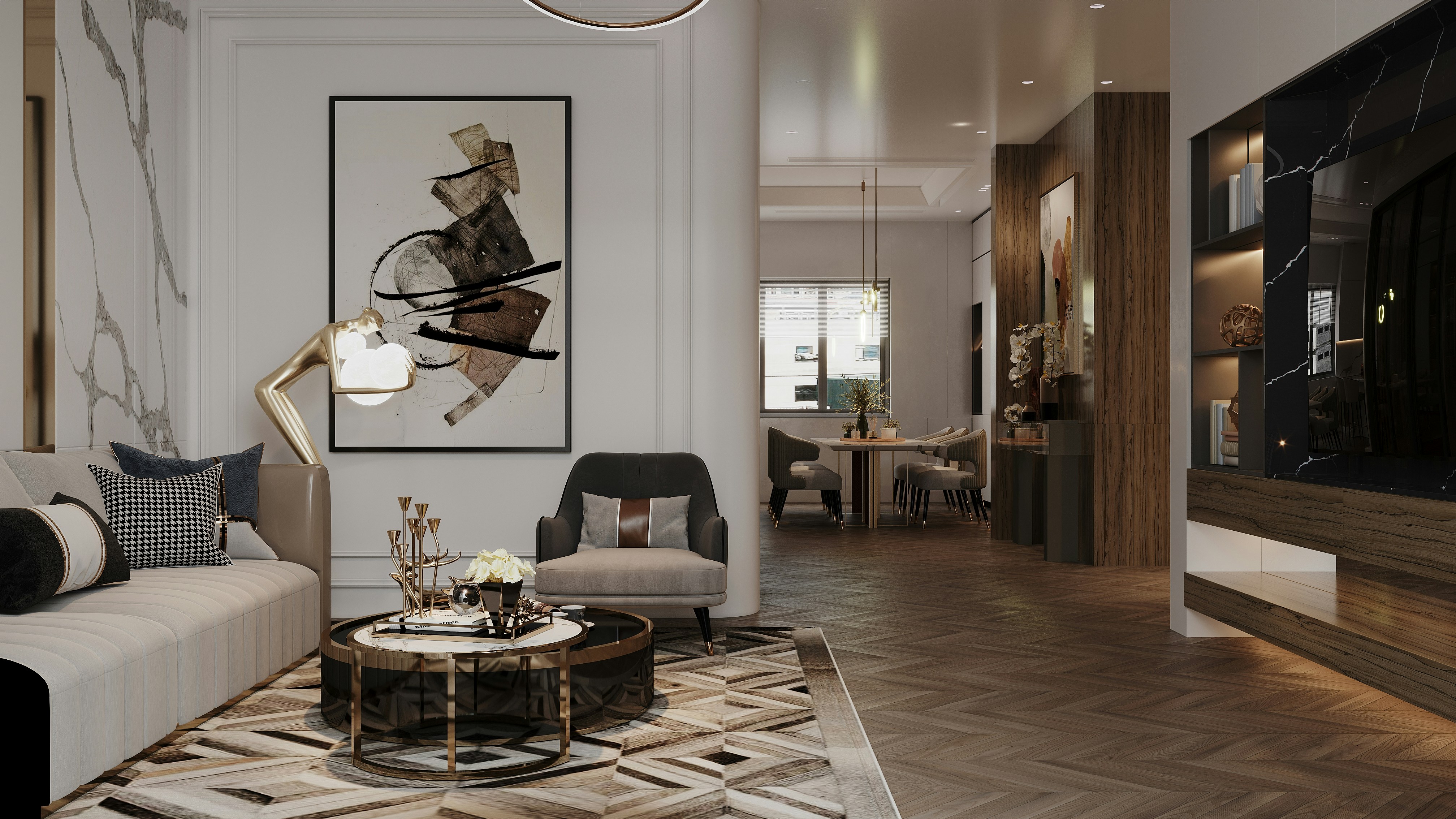 Luxury custom residential estate built by Dave Homes