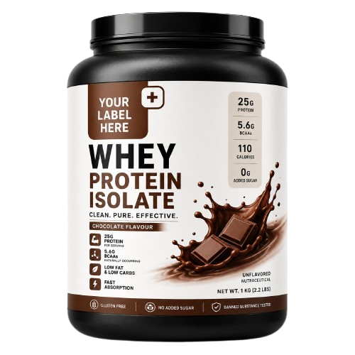 Whey Protein Isolate (Chocolate, 1kg)