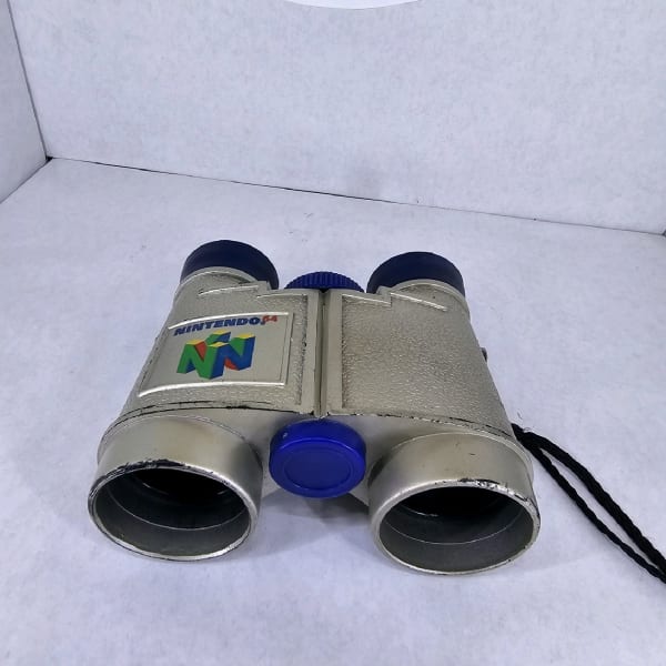 Vintage Official Nintendo 64 Gray Toy Binoculars with N64 Logo