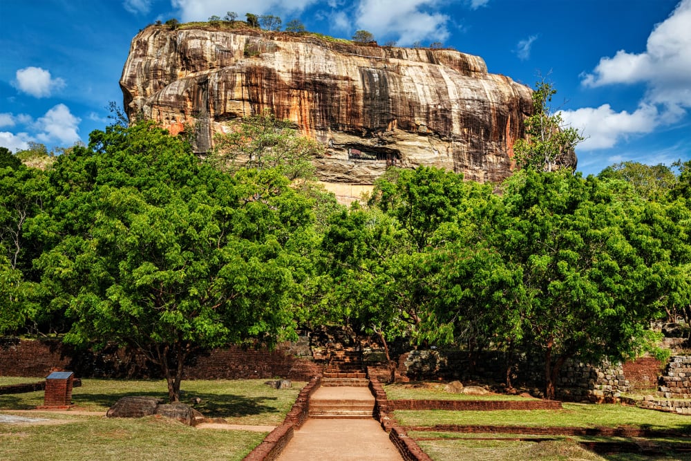 Sigiriya Rock Fortress & Dambulla Cave Temple Day Excursion