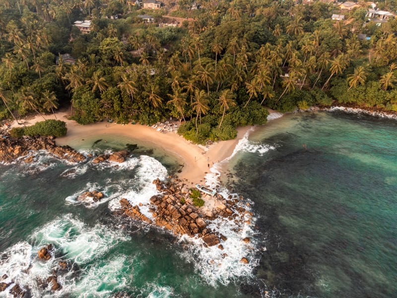 Secret Beach in Mirissa, Sri Lanka
