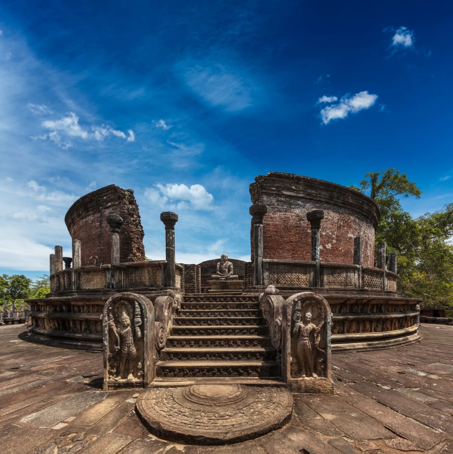 Sacred Quadrangle Dalada Maluwa of Polonnaruwa