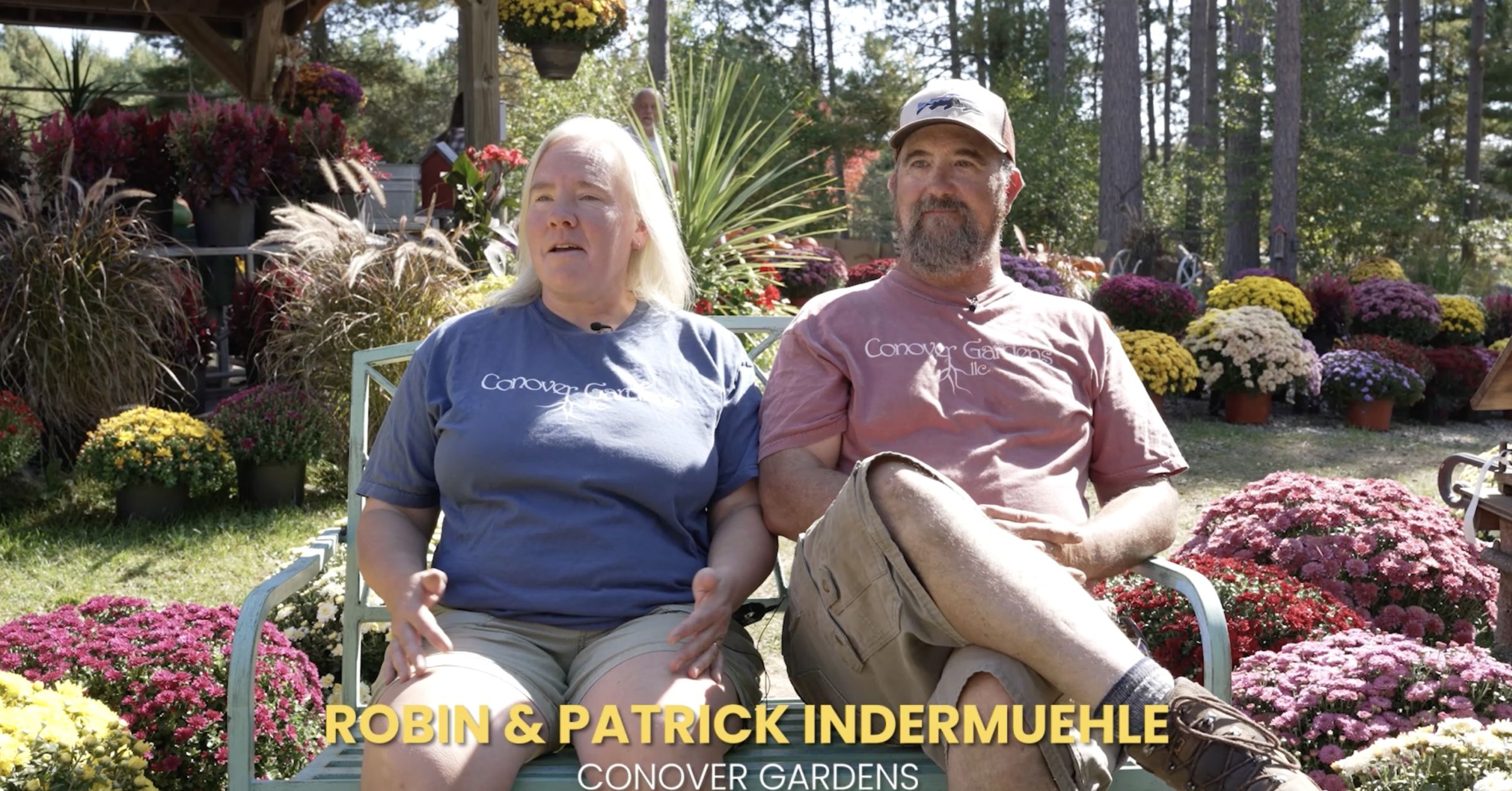 Robin and Patrick Indermuehle Conover Gardens Vilas County Economic Development Corporation