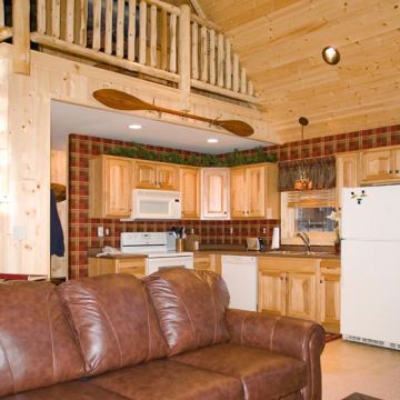 Two-Bedroom Log Cabin 6