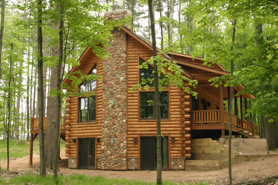 Log Cabins The Beacons Of Minocqua