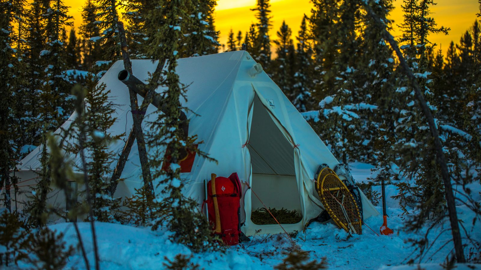 small winter tent