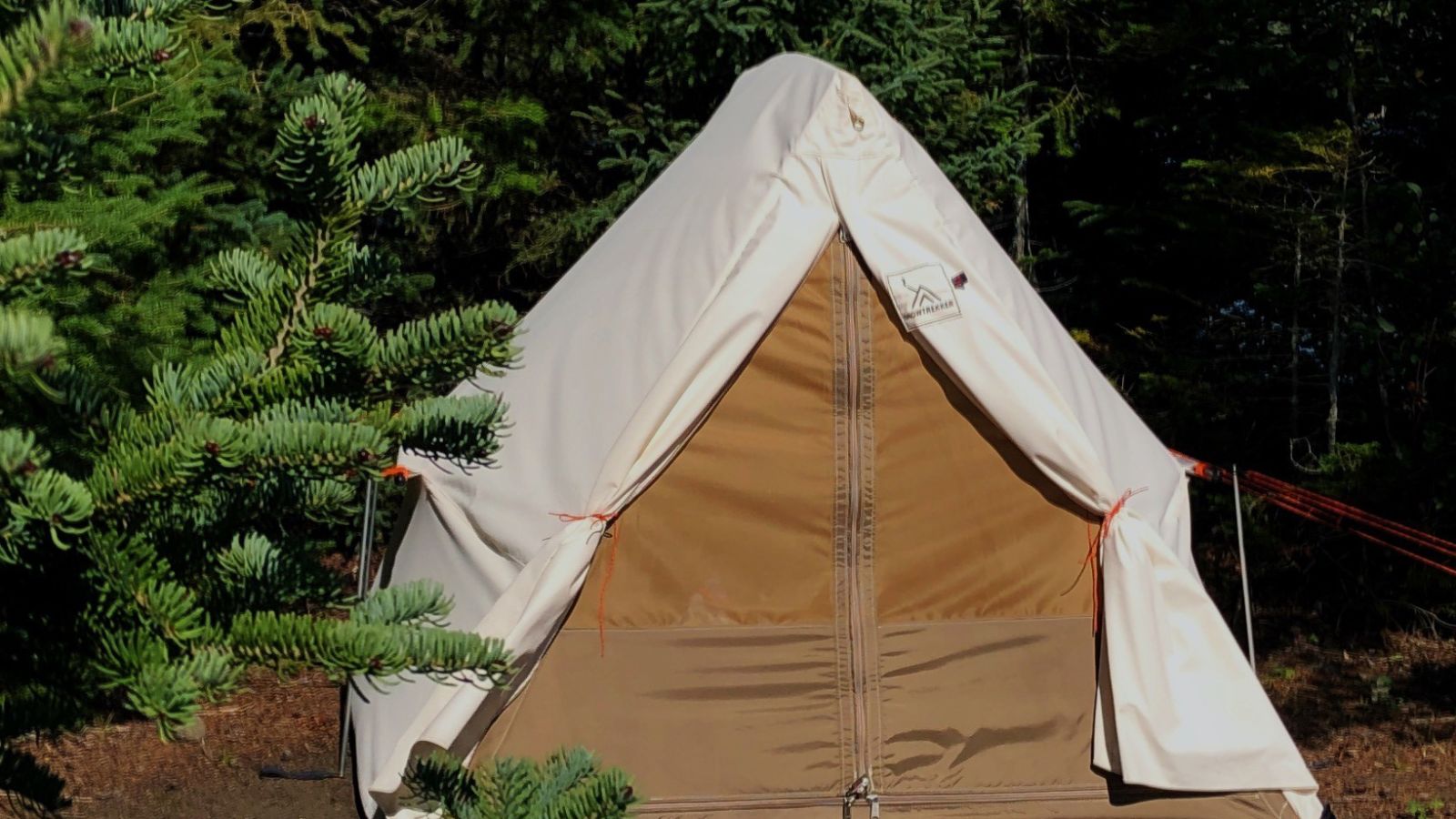 Attaching Bell Tent Fly Cover - In Depth Version of Installing a Bell Tent  Cover 