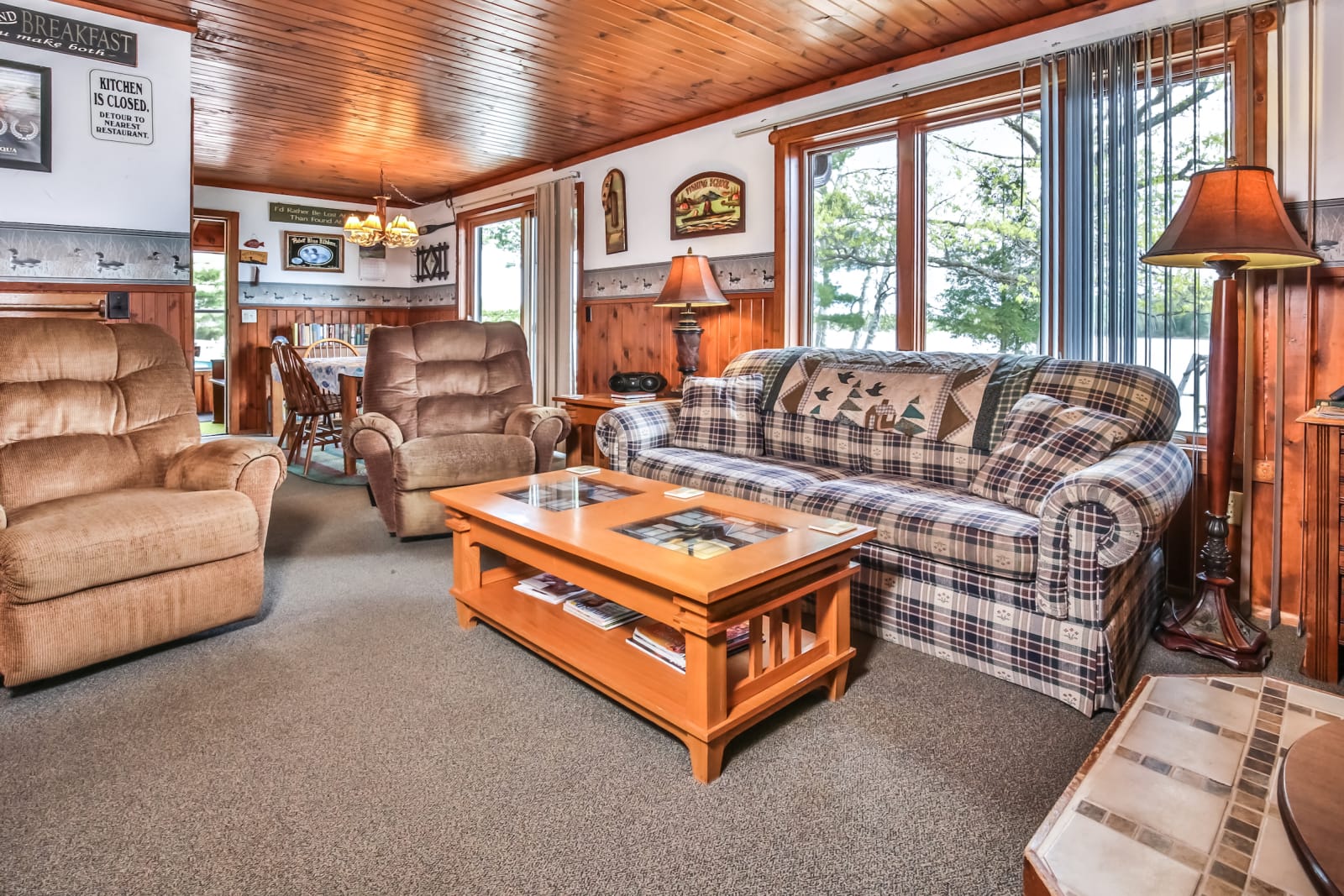 Threebedroom Cabin for Rent in the Northwoods Booth Lake Landing
