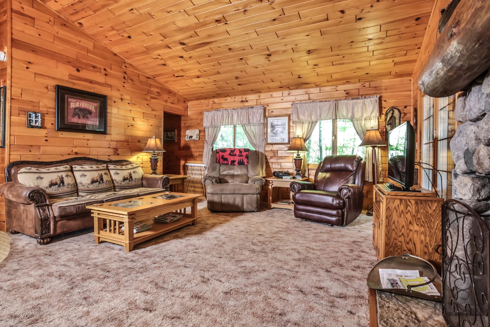 Large Home for Vacation Booth Lake Landing Resort Minocqua, Wisconsin