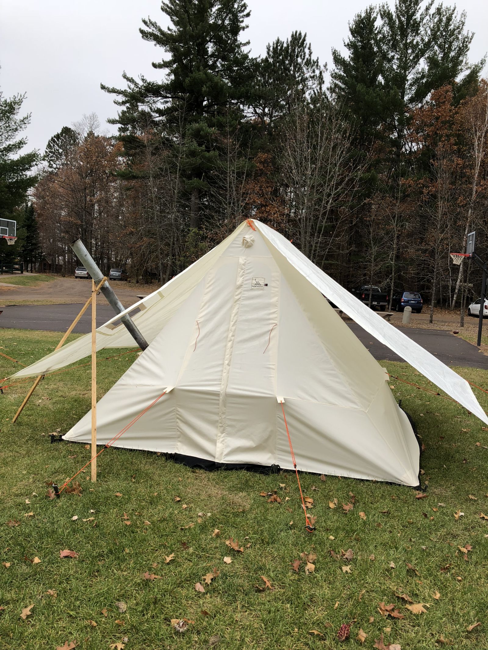 Wood Stove Pipe Support, Snowtrekker Canvas Tents