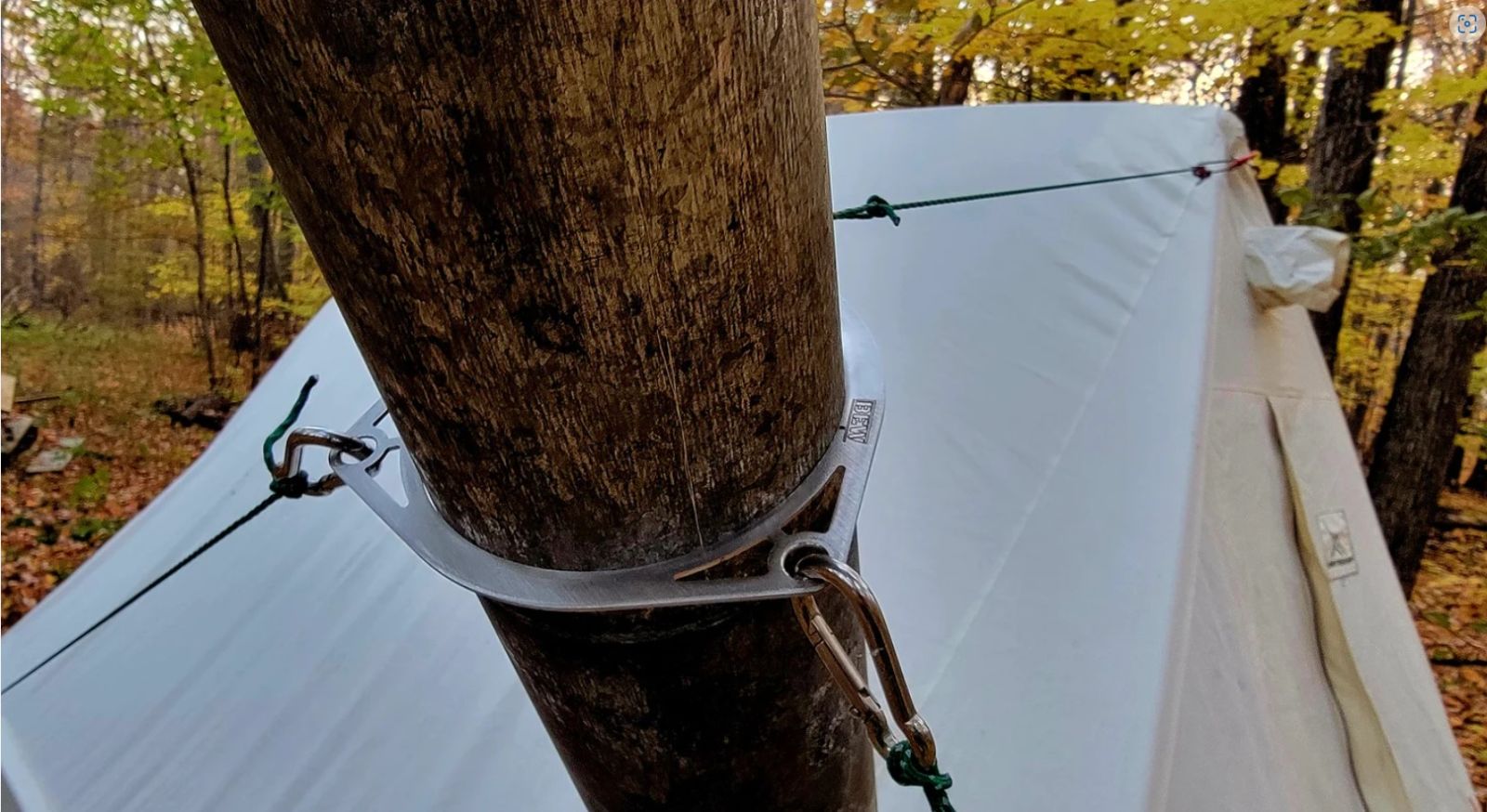 Tent With Wood Stove