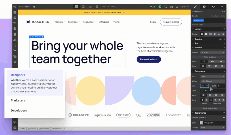 How to build a landing page using Tailwind CSS and no code tools - DEV ...