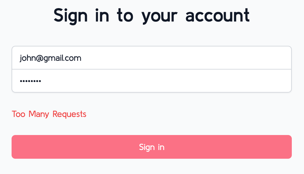 Arcjet form rate limiting error