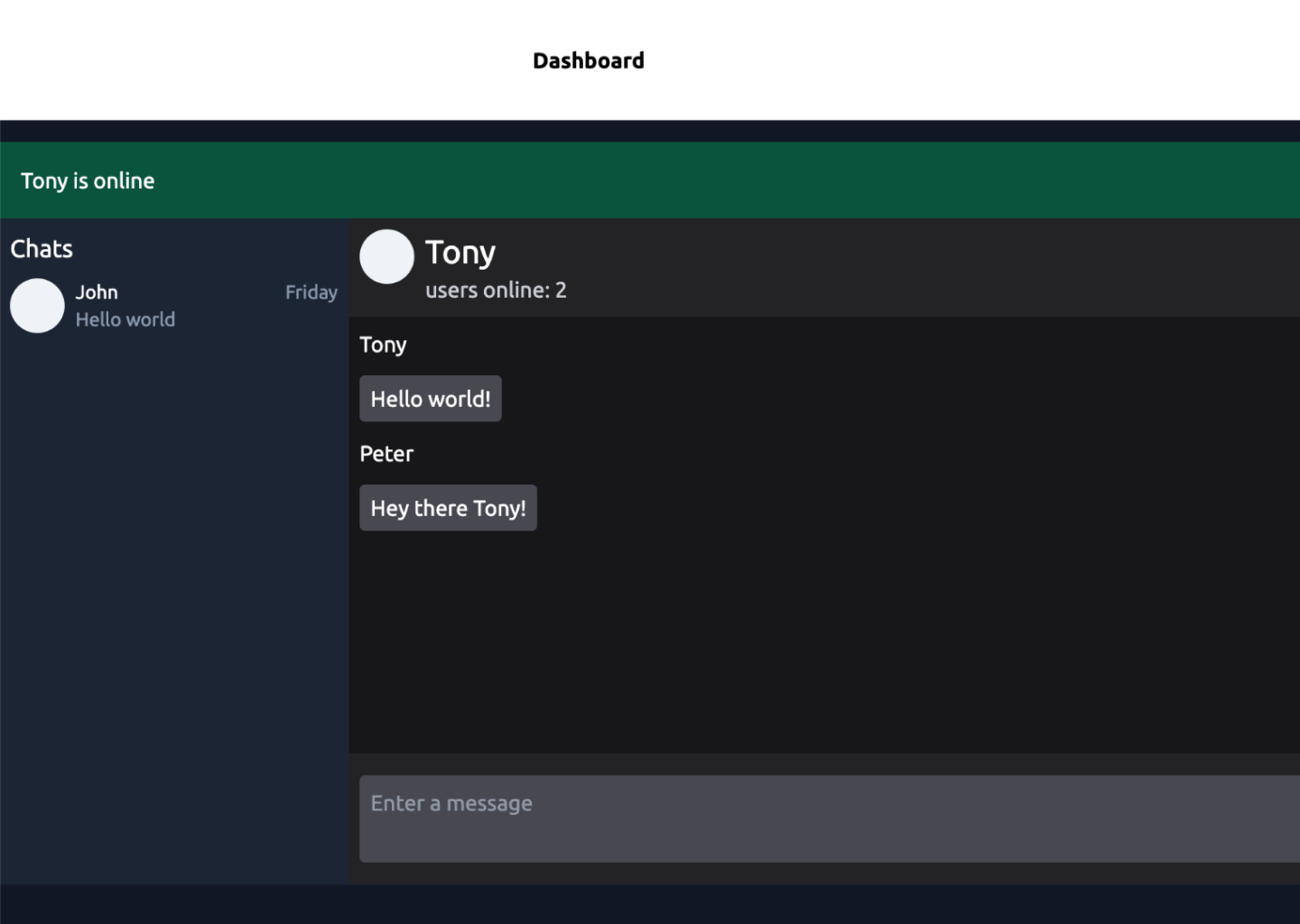 Realtime messaging app - Pusher Chat