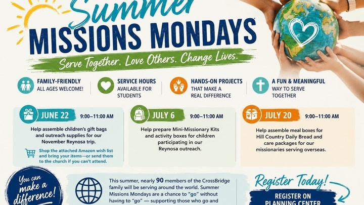 Summer Missions Monday