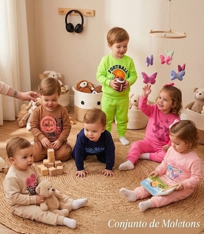 Conjunto Moletom Infantil 1 ao 3