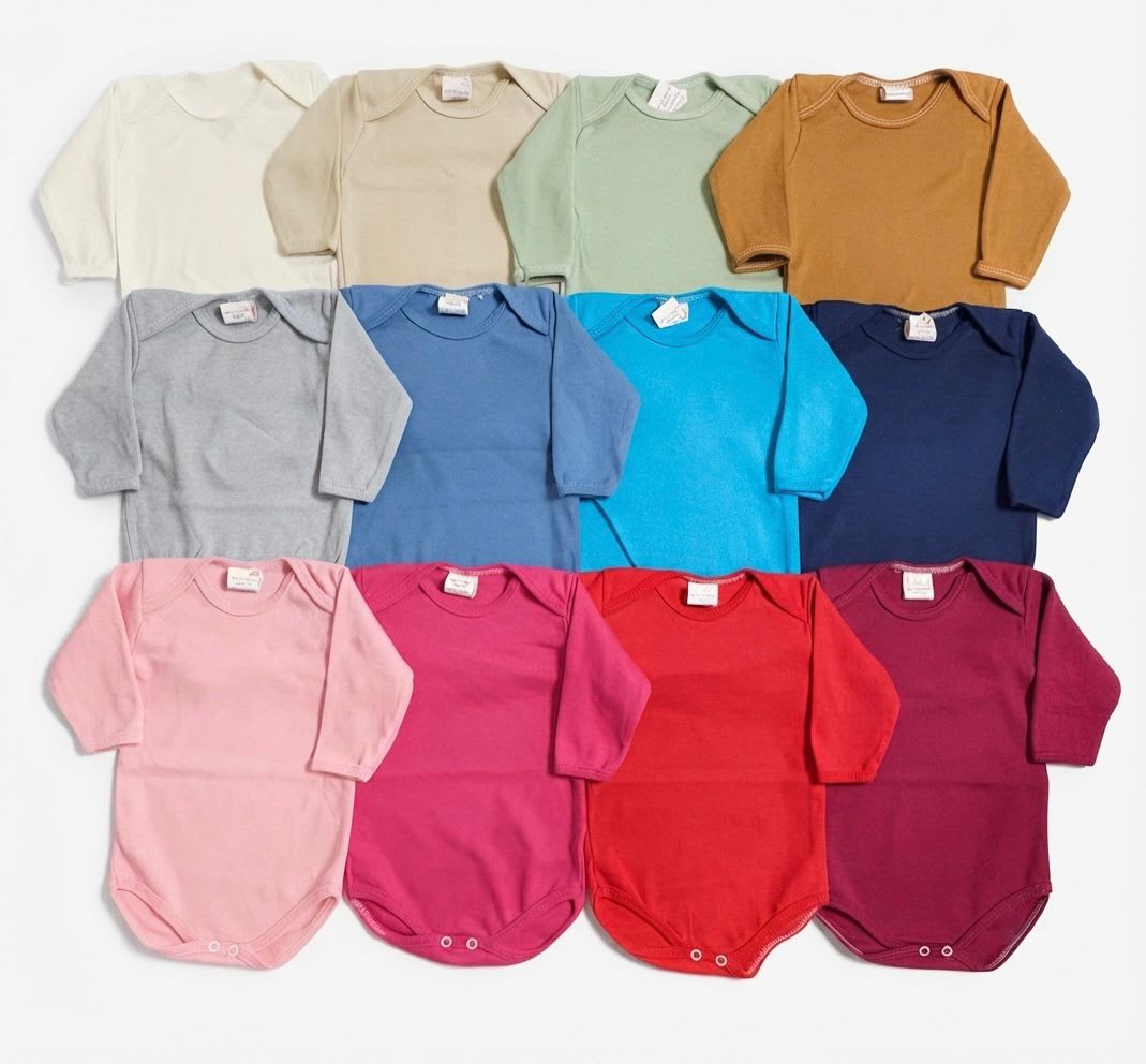 Body Manga Longa Suedine Color (P/G)