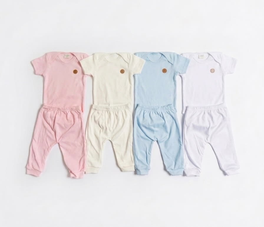 Conjunto Suedine Canelado Liso Body Manga Curta e Mijão (RN/G)