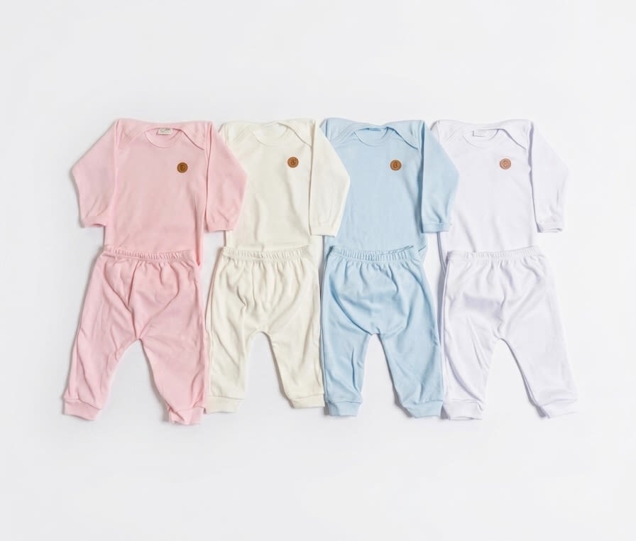 Conjunto Suedine Canelado Liso Body Manga Longa e Mijão (RN/G)