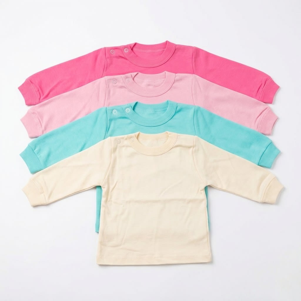 Camiseta Bebê Manga Longa Tamanho M Avulsa