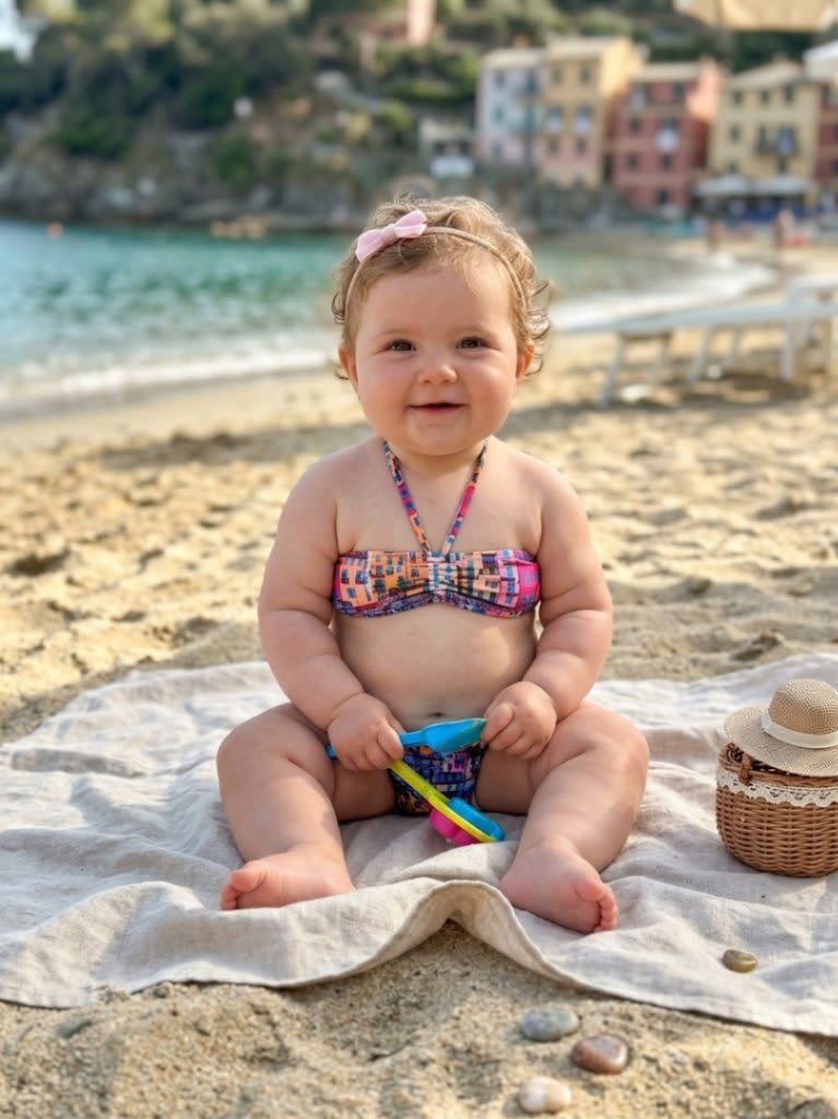 Biquíni Bebê 2 Peças Cidade Infantil UV 50+ Praia Piscina