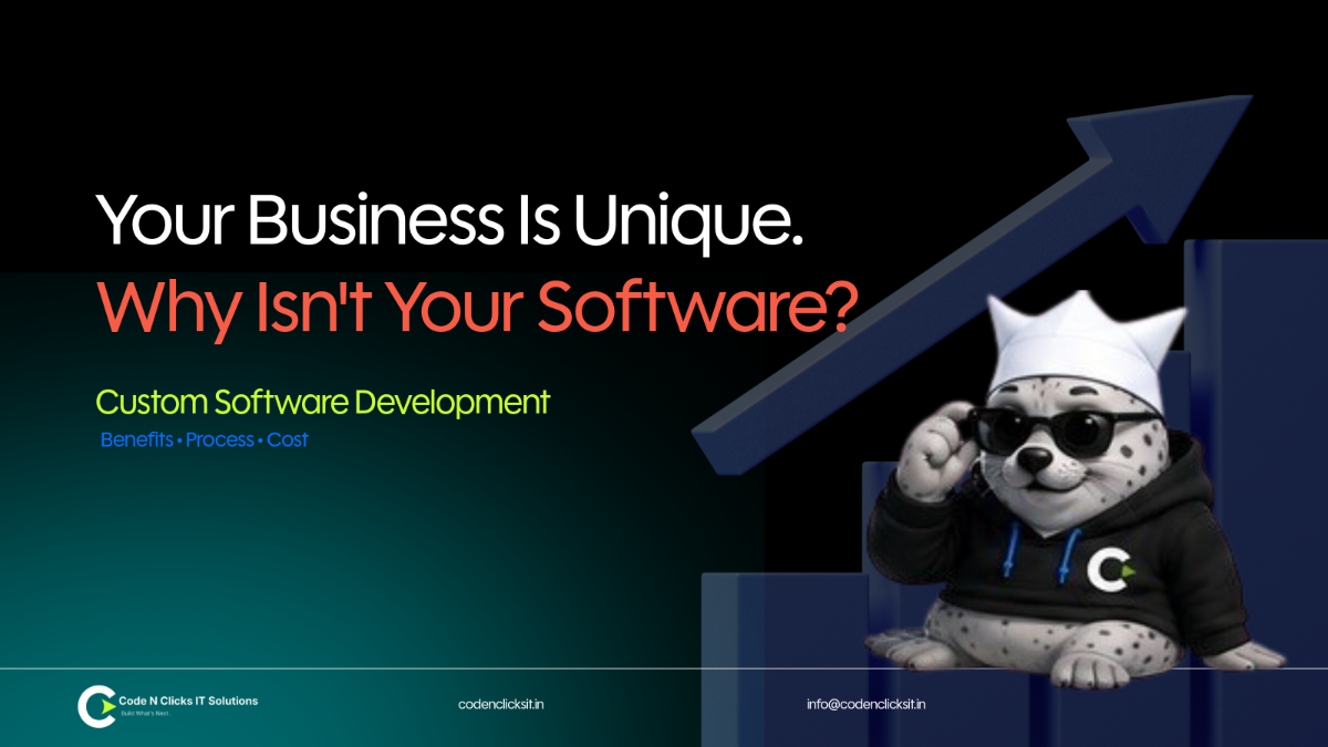 Custom software development team building a tailored business software solution