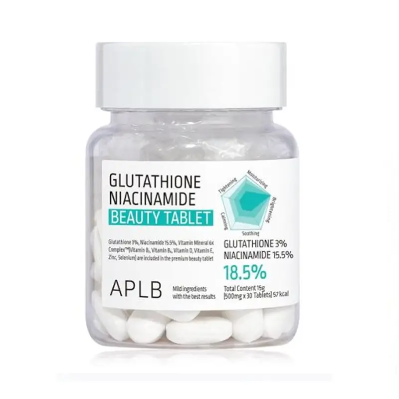 APLB Glutathione Niacinamide Beauty Tablet 500mg x 30 Tablets