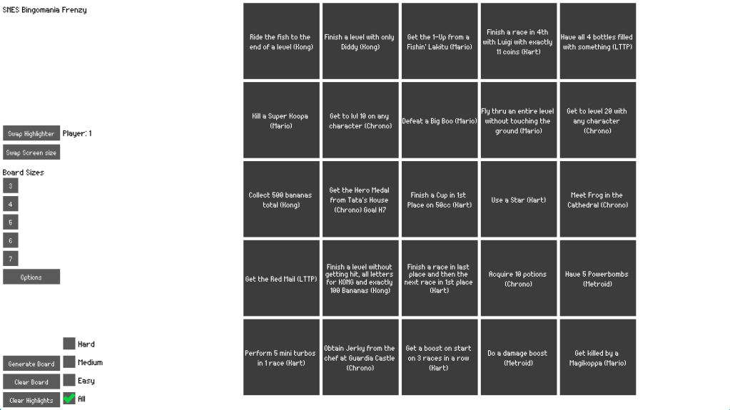 SNES Bingomania Frenzy preview