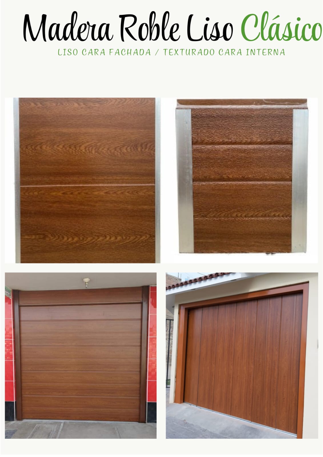 Madera Roble Liso Clásico 