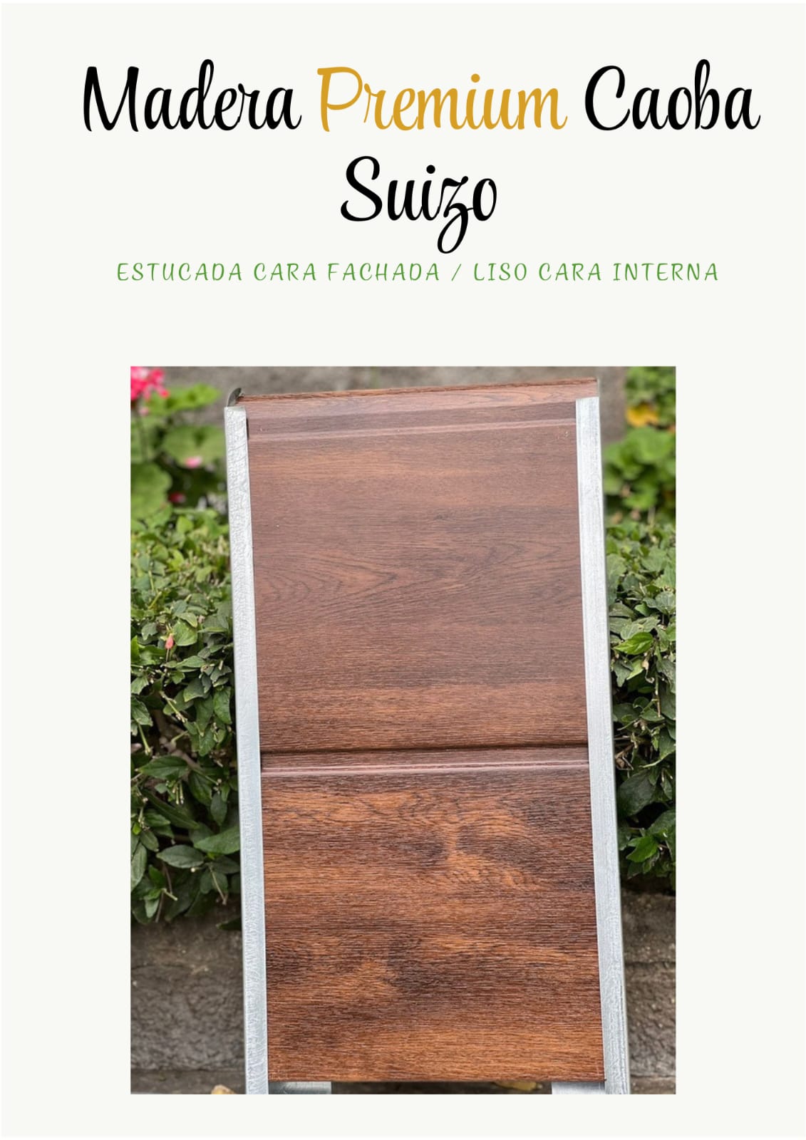 Madera Premium Caoba Suizo
