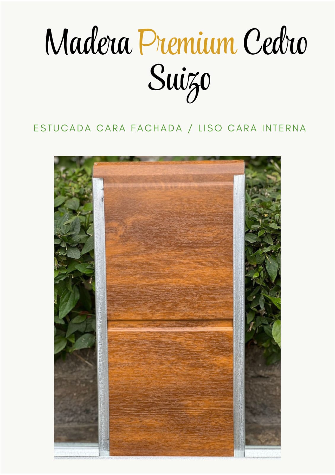 Madera Premium Cedro Suizo