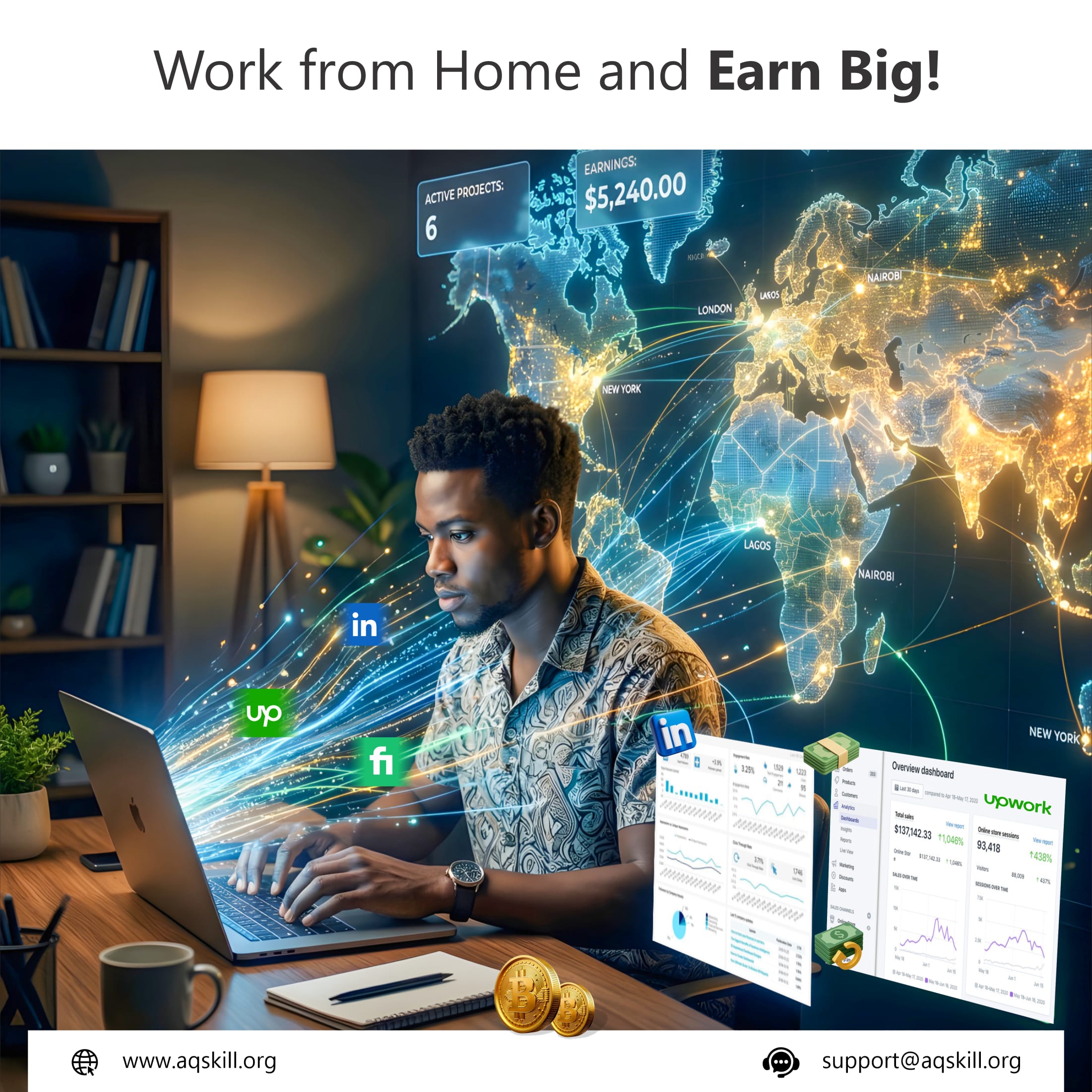 Work from Home and Earn Big !