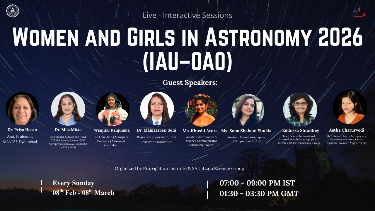 Women and Girls in Astronomy 2026 (IAU–OAO)
