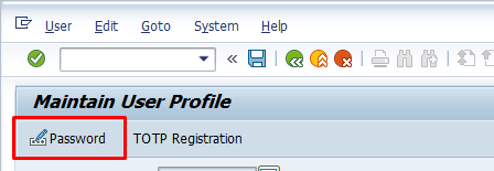 select password