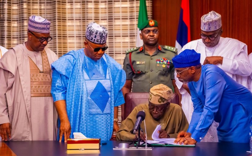 PRESIDENT TINUBU SIGNS NEW TAX LAWS