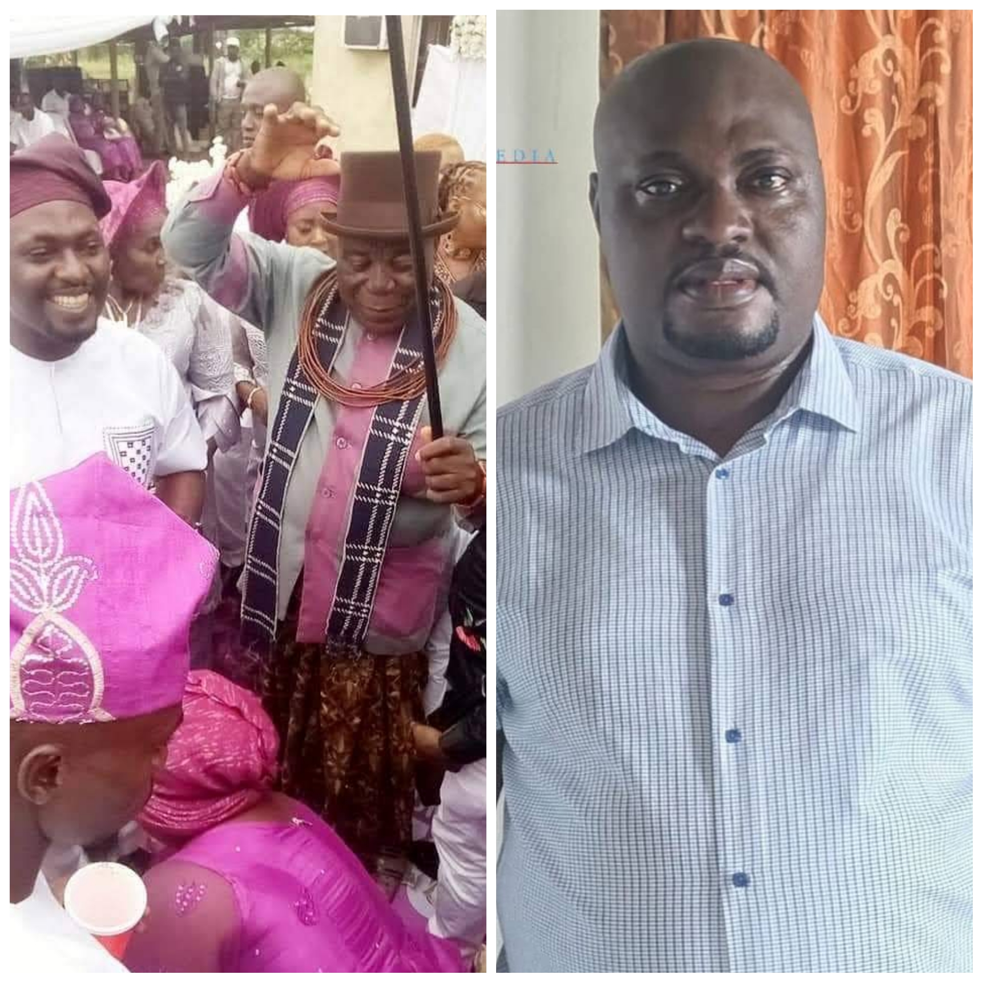 BAYELSA STATE APC MEDIA TEAM CONDOLE WITH  LGA CHAIRMAN OVER DEATH OF  FATHER!