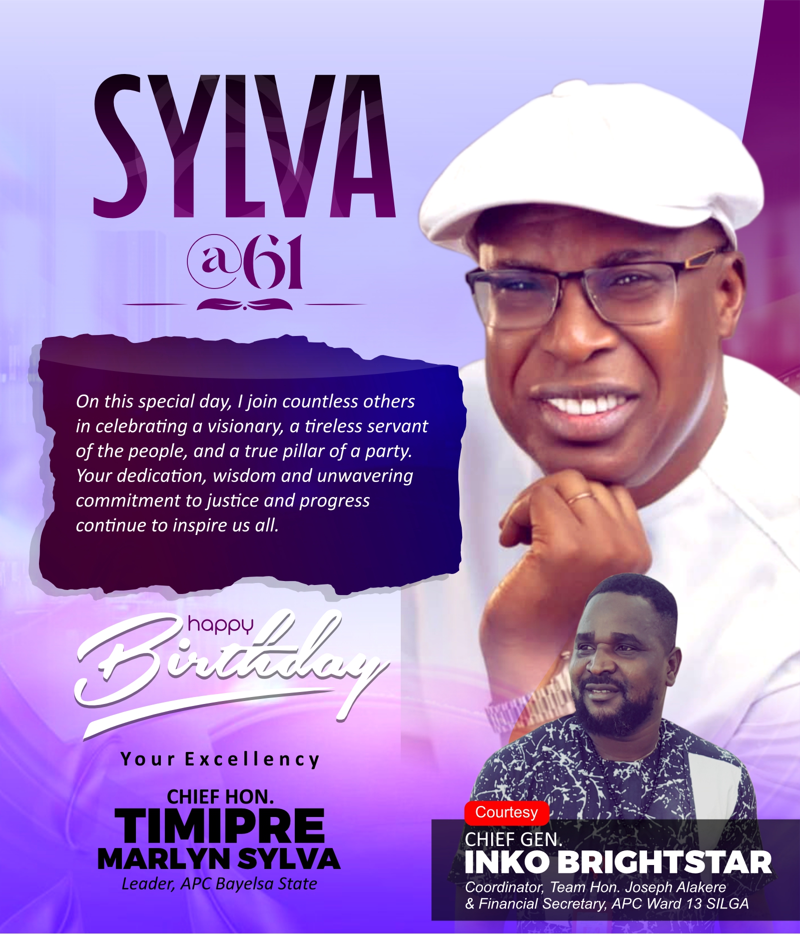 TEAM HONOURABLE JOSEPH EDE ALAKERE CELEBRATES THE OPU-ABADI 1 OF AFRICA