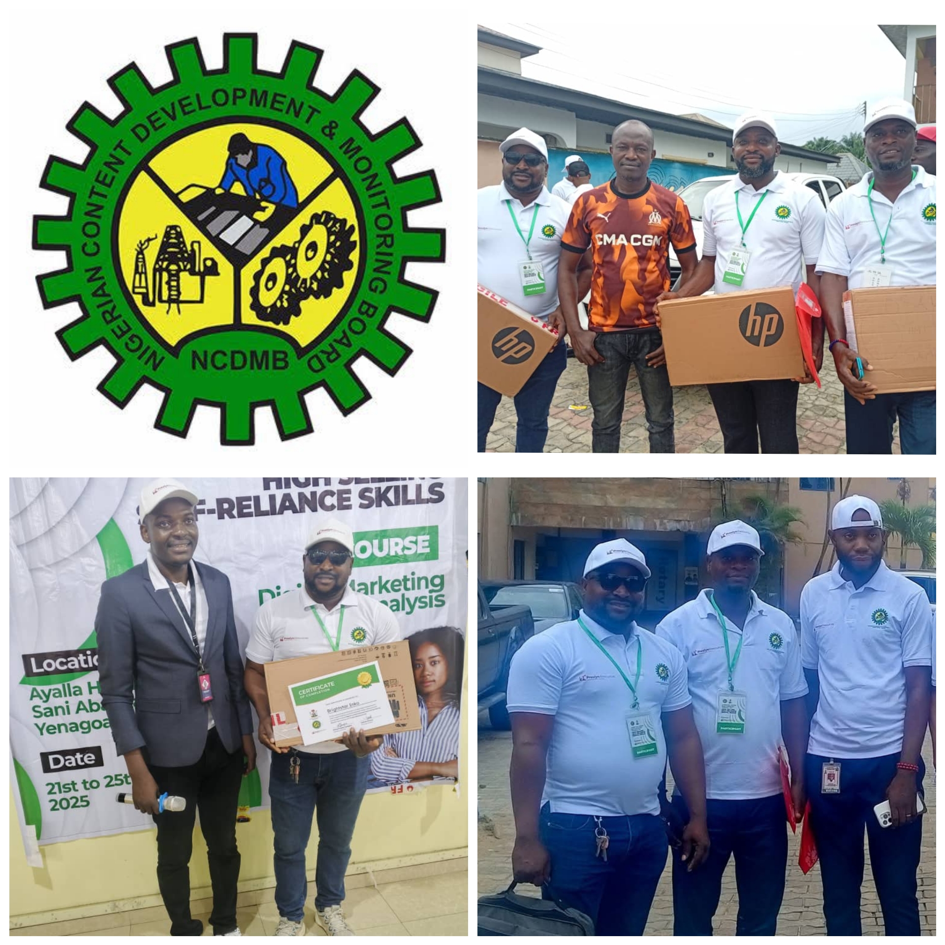 General Elaye Slaboh Applauds NCDMB Training Beneficiaries for Outstanding Conduct, Calls 