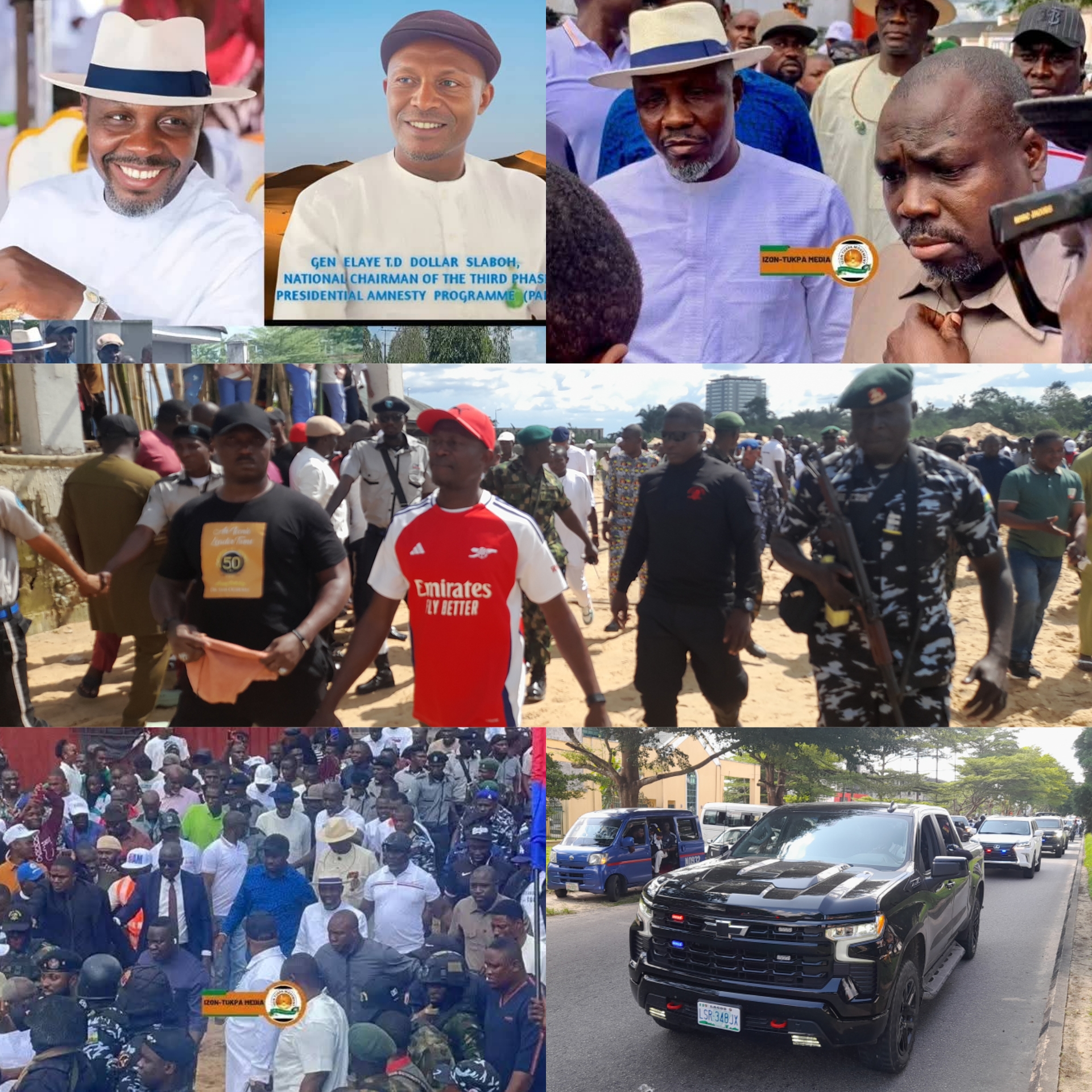 Tompolo Makes Rare Public Appearance in Bayelsa, Visits Former President Jonathan