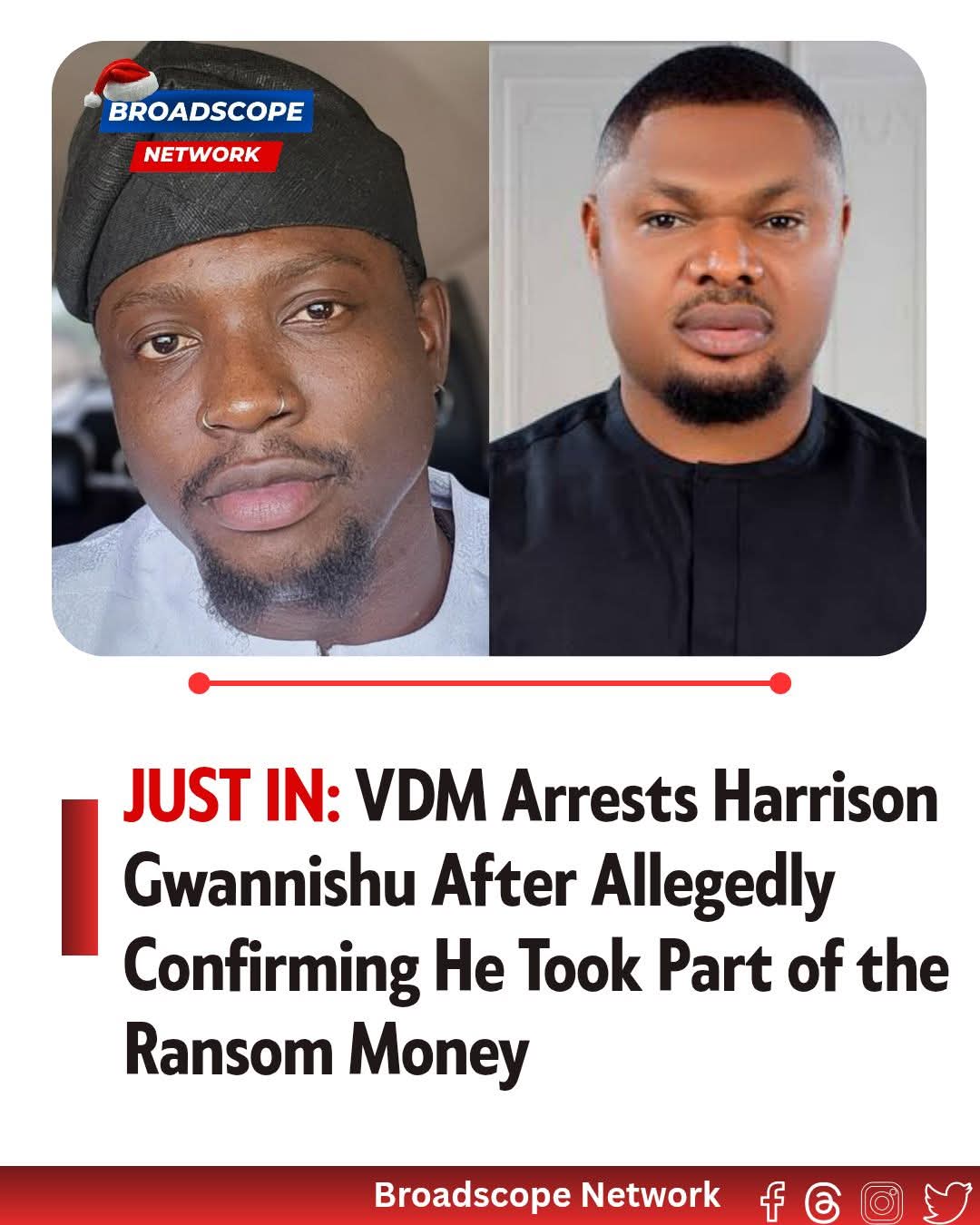 VDM Confirms Arrest, Speaks on Alleged Money Return Video