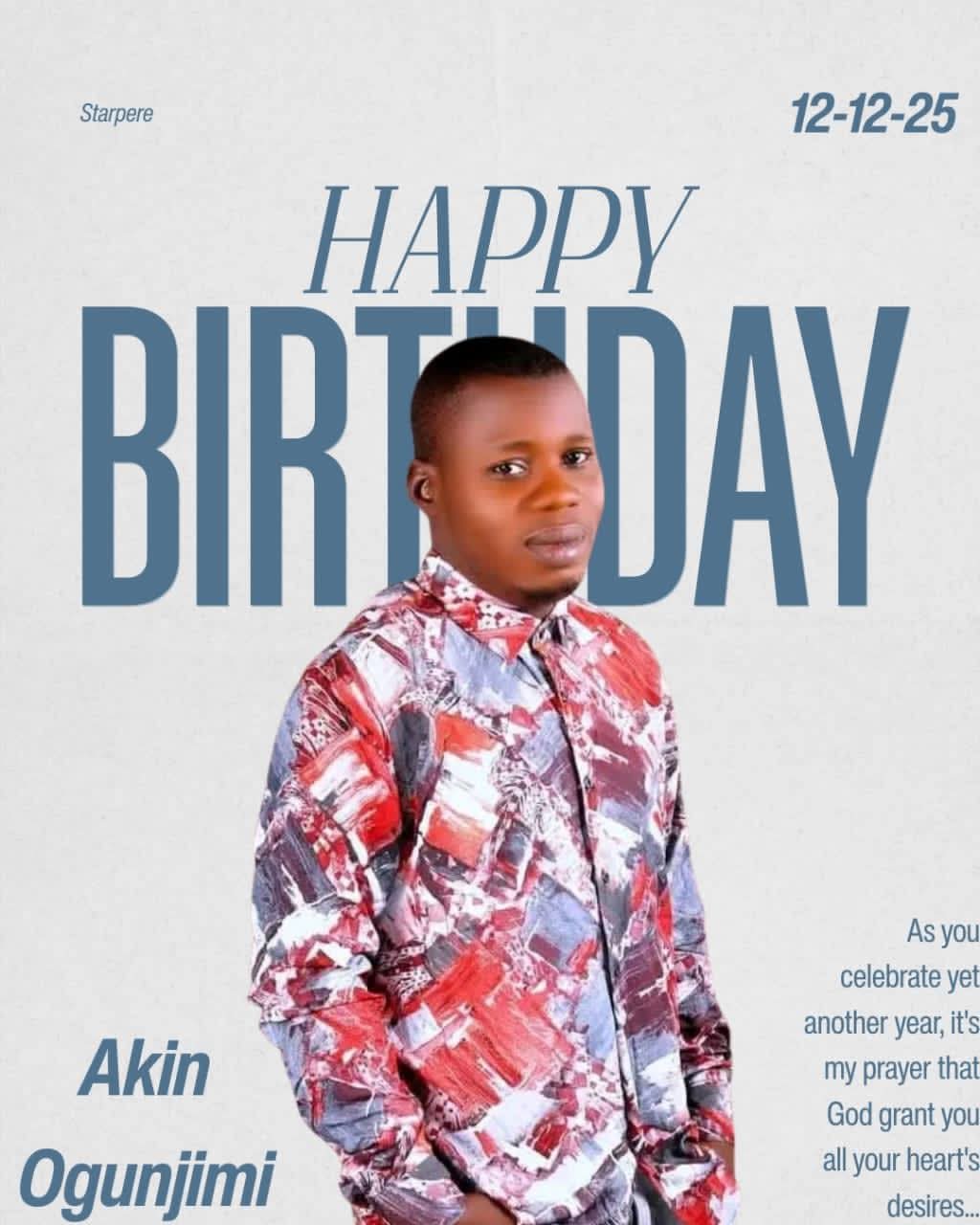 Chief Inko Brightstar Felicitates With Akin on His Birthday