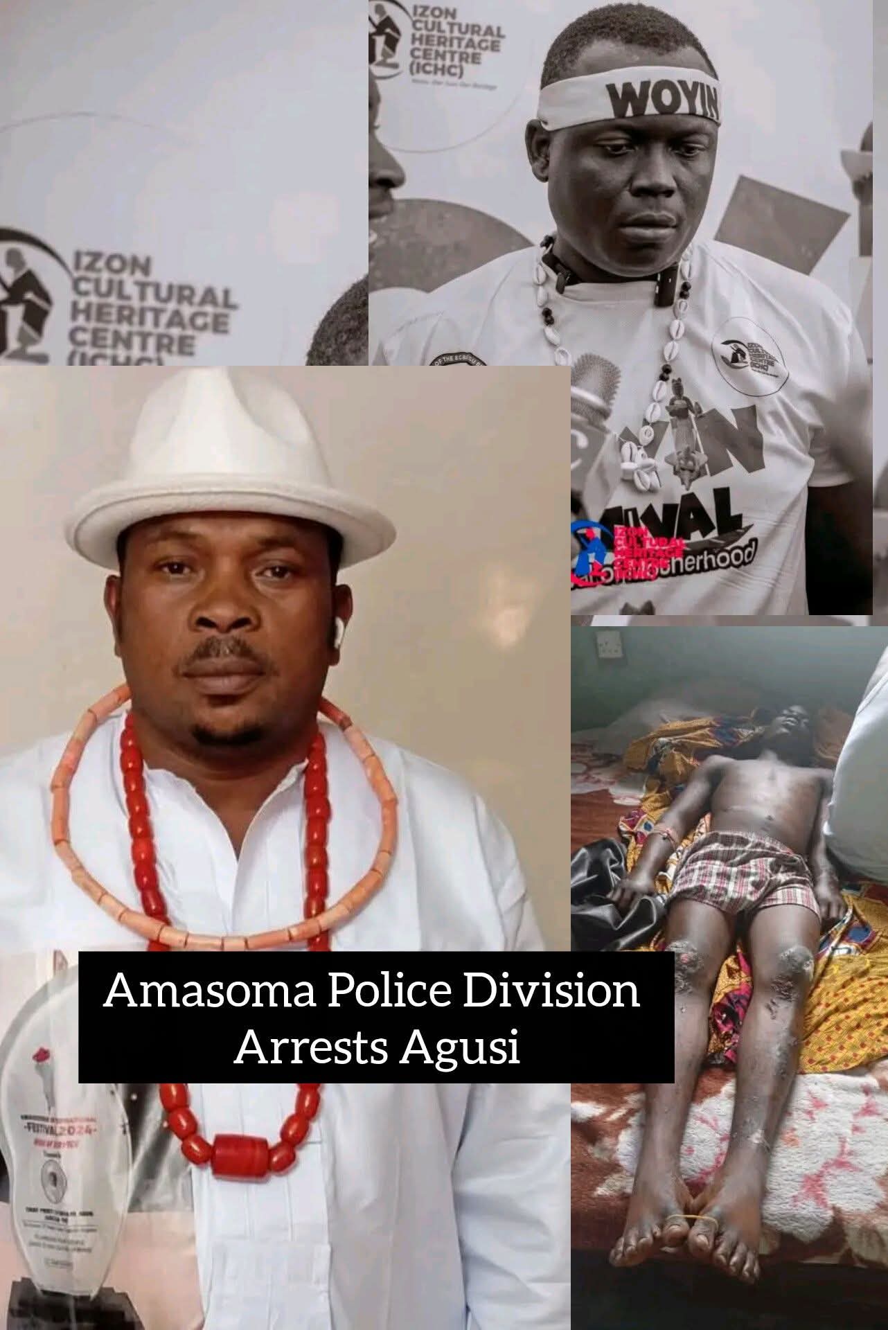 POLICE ARRESTED AGUSI OYEINTARI IN MURDER CASE.