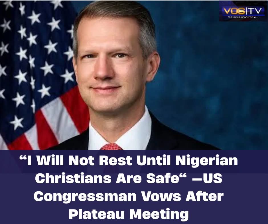 I Will Not Rest Until Nigerian Christians Are Safe — US Congressman Vows After Plateau Meeting