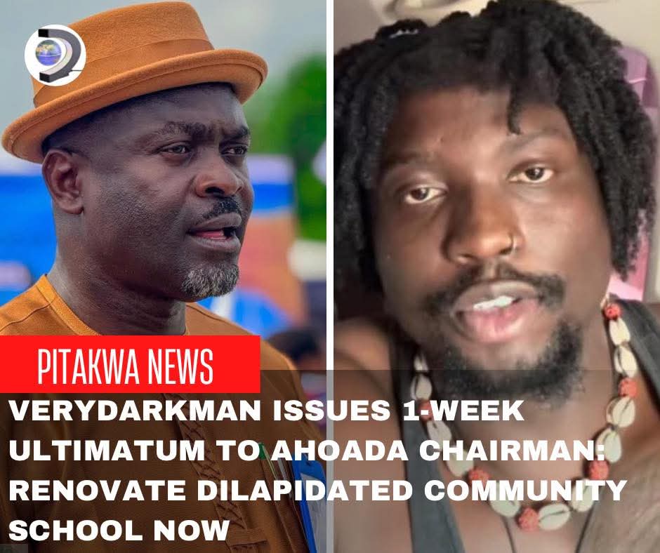 VeryDarkMan Issues 1-Week Ultimatum to Ahoada Chairman: Renovate Dilapidated Community School Now